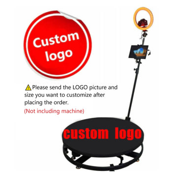 Customized Logo For 360 Photo Booth Makes Your Booth Different!